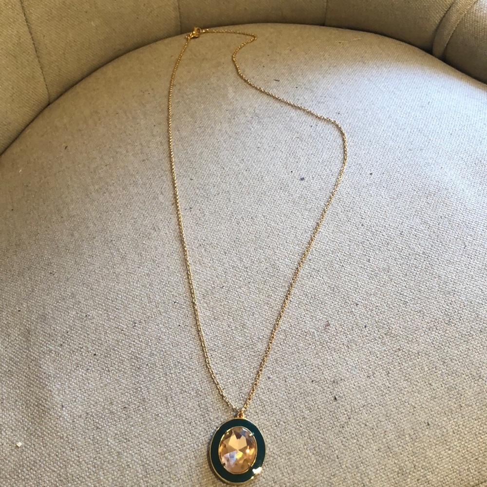 J.Crew Gem Pendant Necklace
